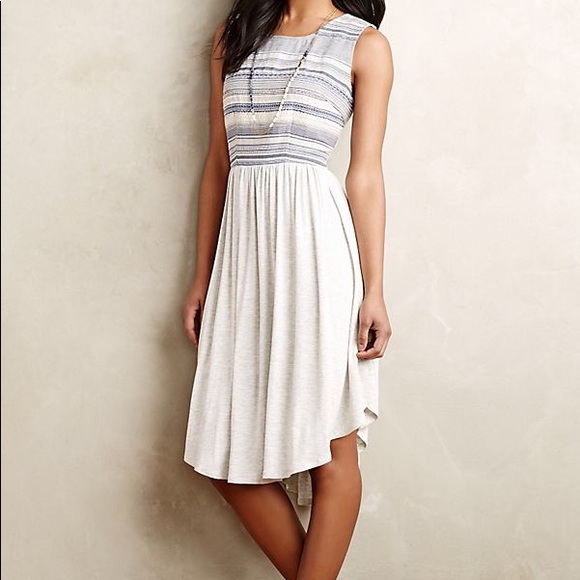Anthropologie Dresses & Skirts - Anthro Dolan Gray Embroidered High Low Dress